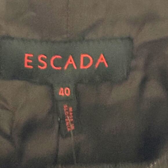 NWT Escada Jacket - Black Metallic 3/4 Sleeve - Size 10 - Picture 3 of 16